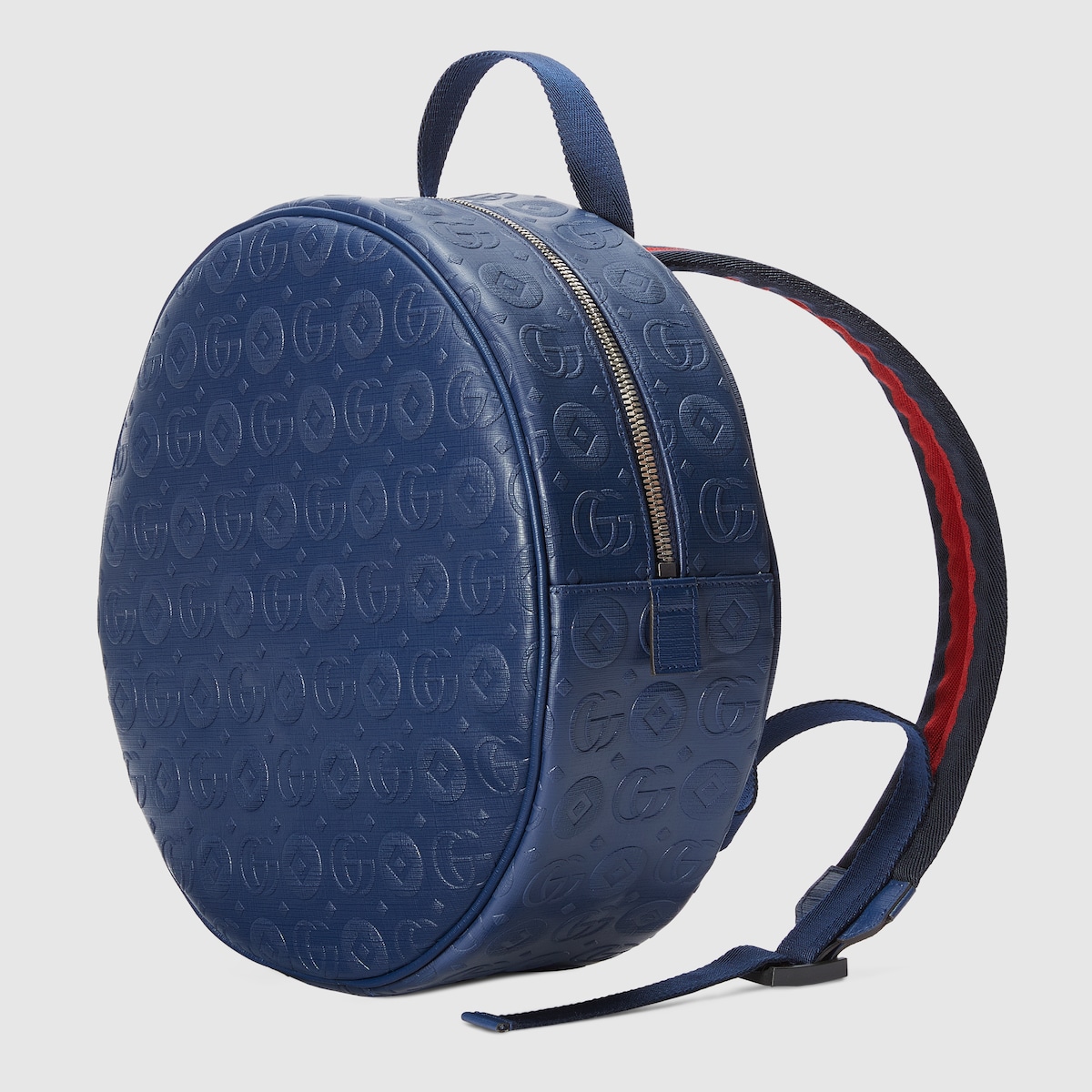 Children's Double G geometric round backpack in blue Supreme