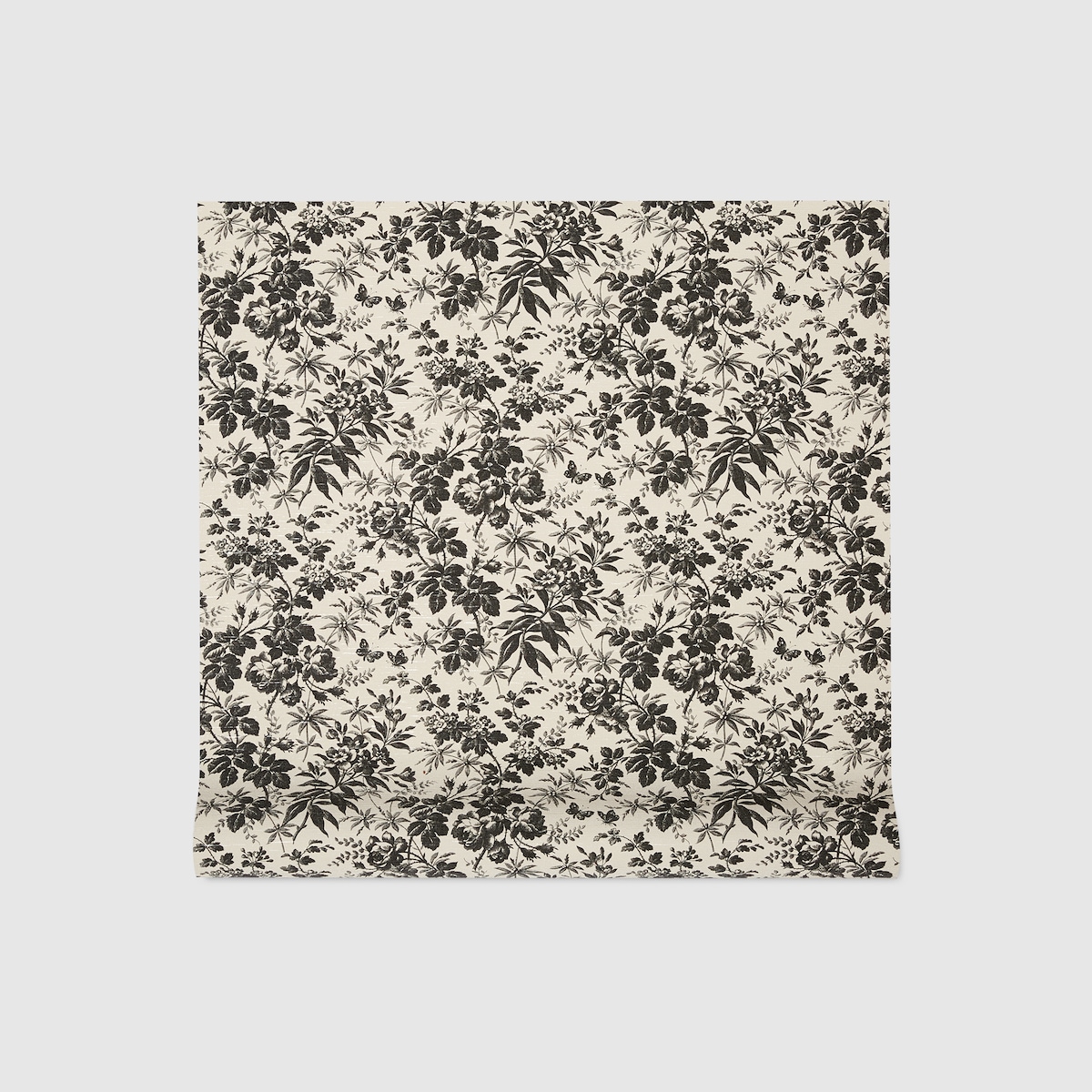 Herbarium print wallpaper in black Herbarium | GUCCI® CA