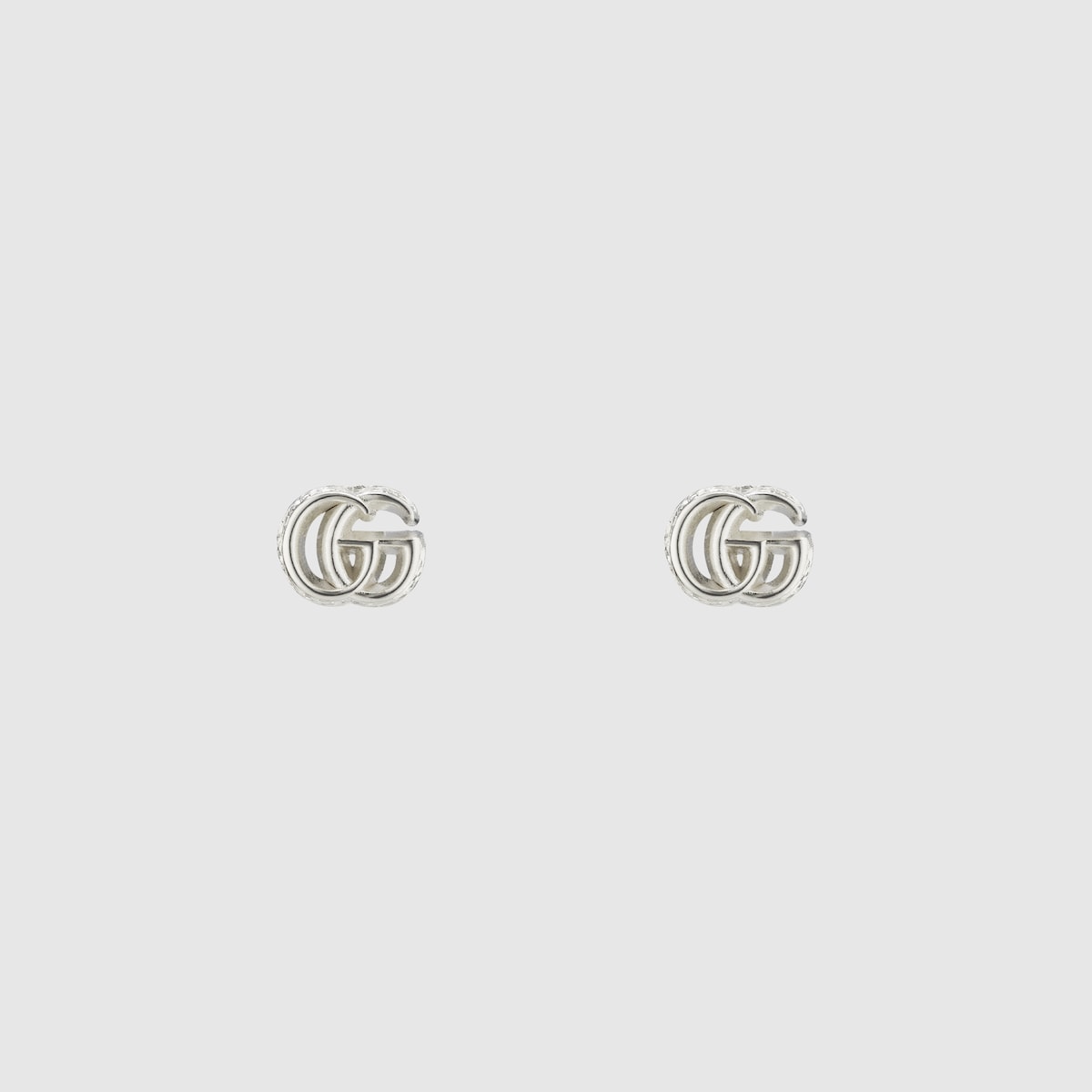 【確実正規品】　GUCCI GG ロゴピアス　片耳 GG Marmont stud earrings in 925 sterling silver | GUCCI® US