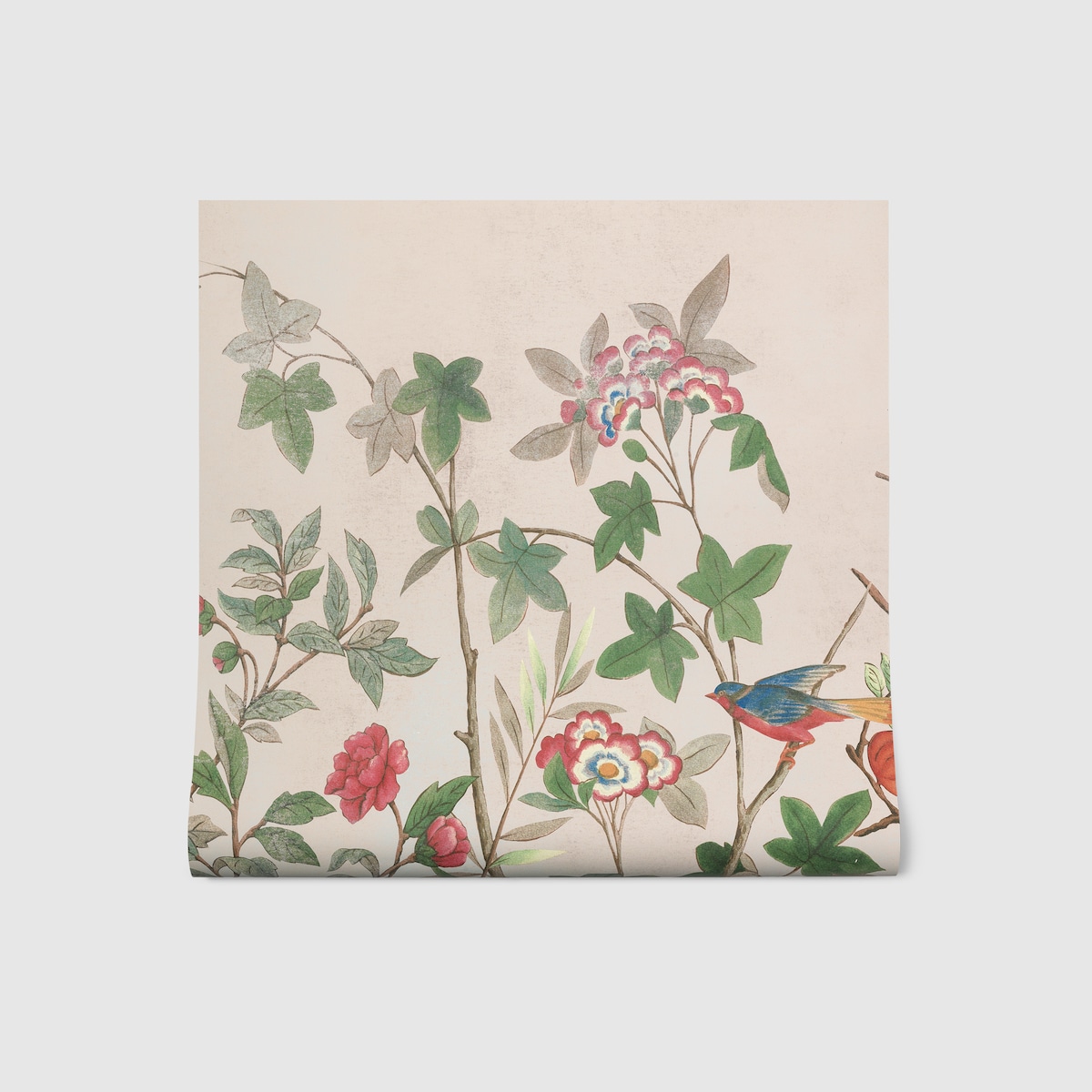Beige Tian Print Wallpaper