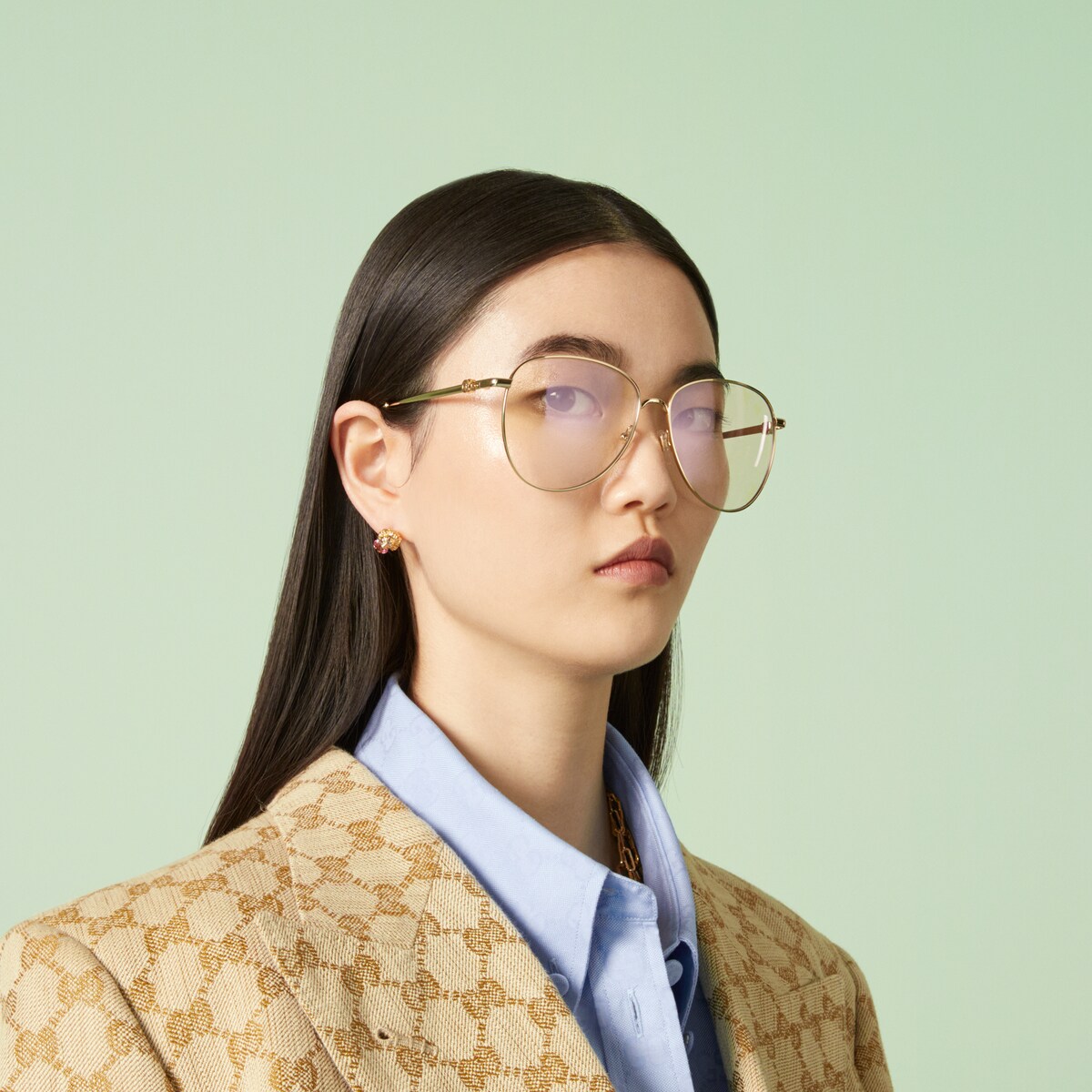 Gucci hexagon frame sunglasses 2025