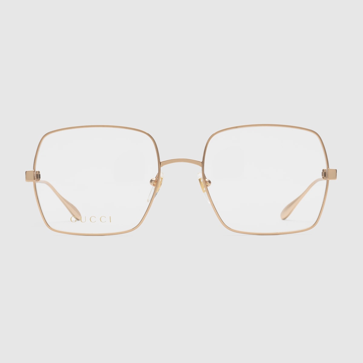 Gucci buy Gold Toned Metal Eyeglasses Frame