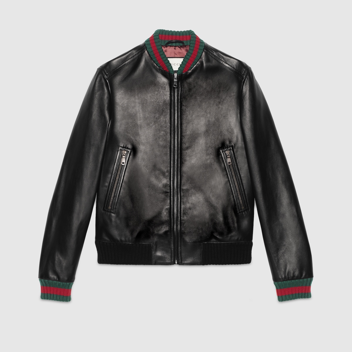 Giacca pelle clearance gucci uomo
