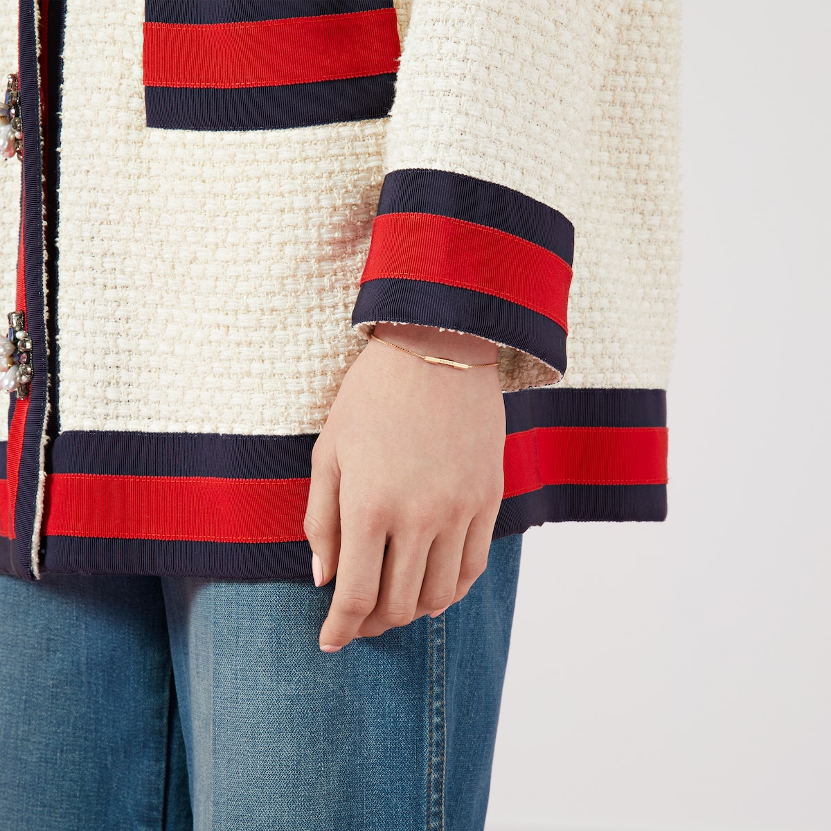 Gucci Link to Love 18k bracelet in 18k yellow gold | GUCCI® US