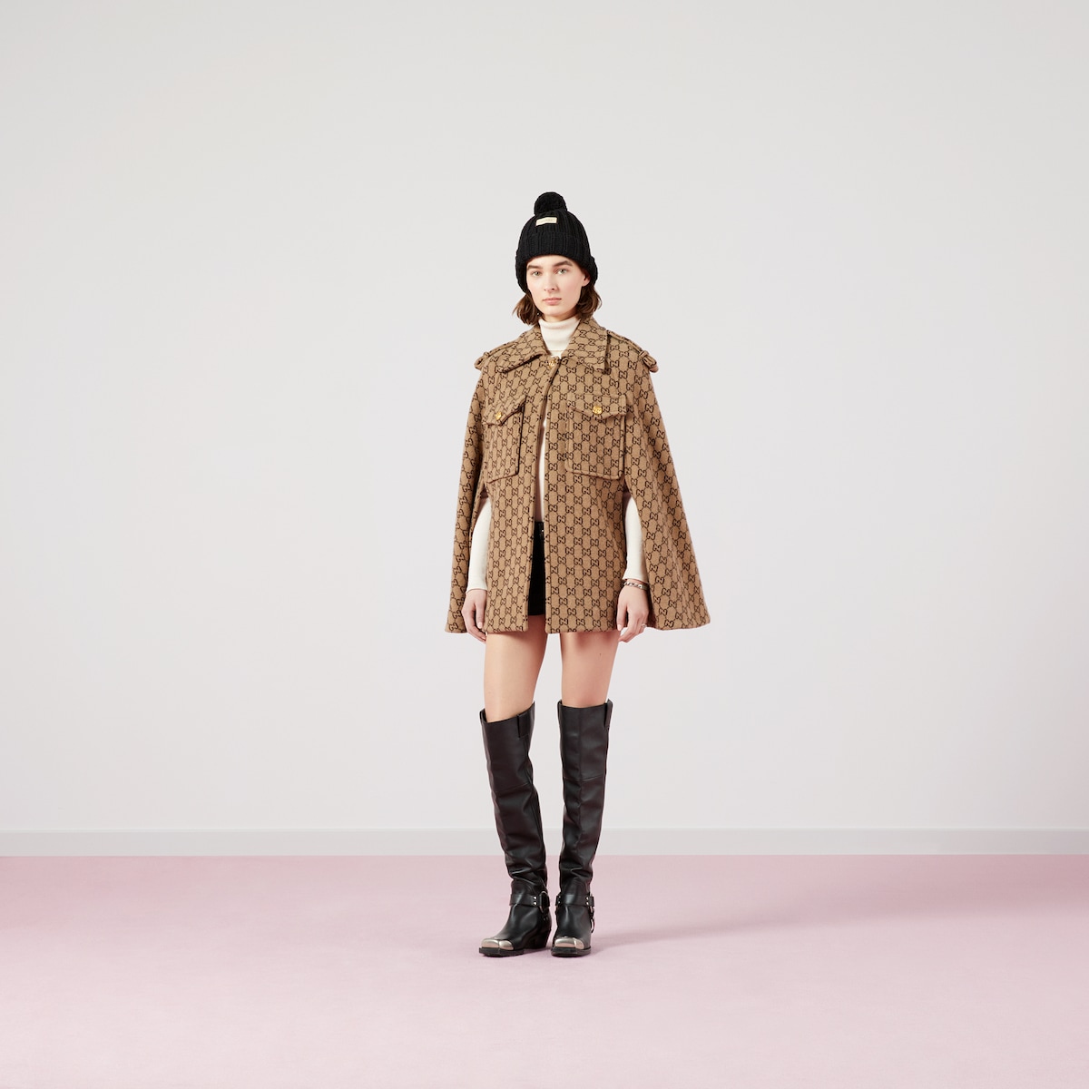 グッチ レディース ウェアGGウール ケープ | GUCCI公式
