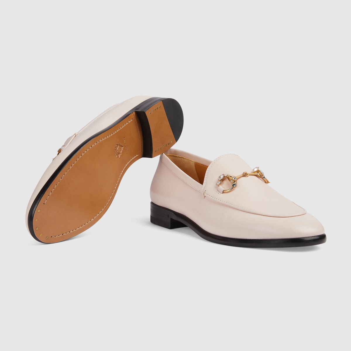 Women s Gucci Jordaan loafer in pale pink leather GUCCI US