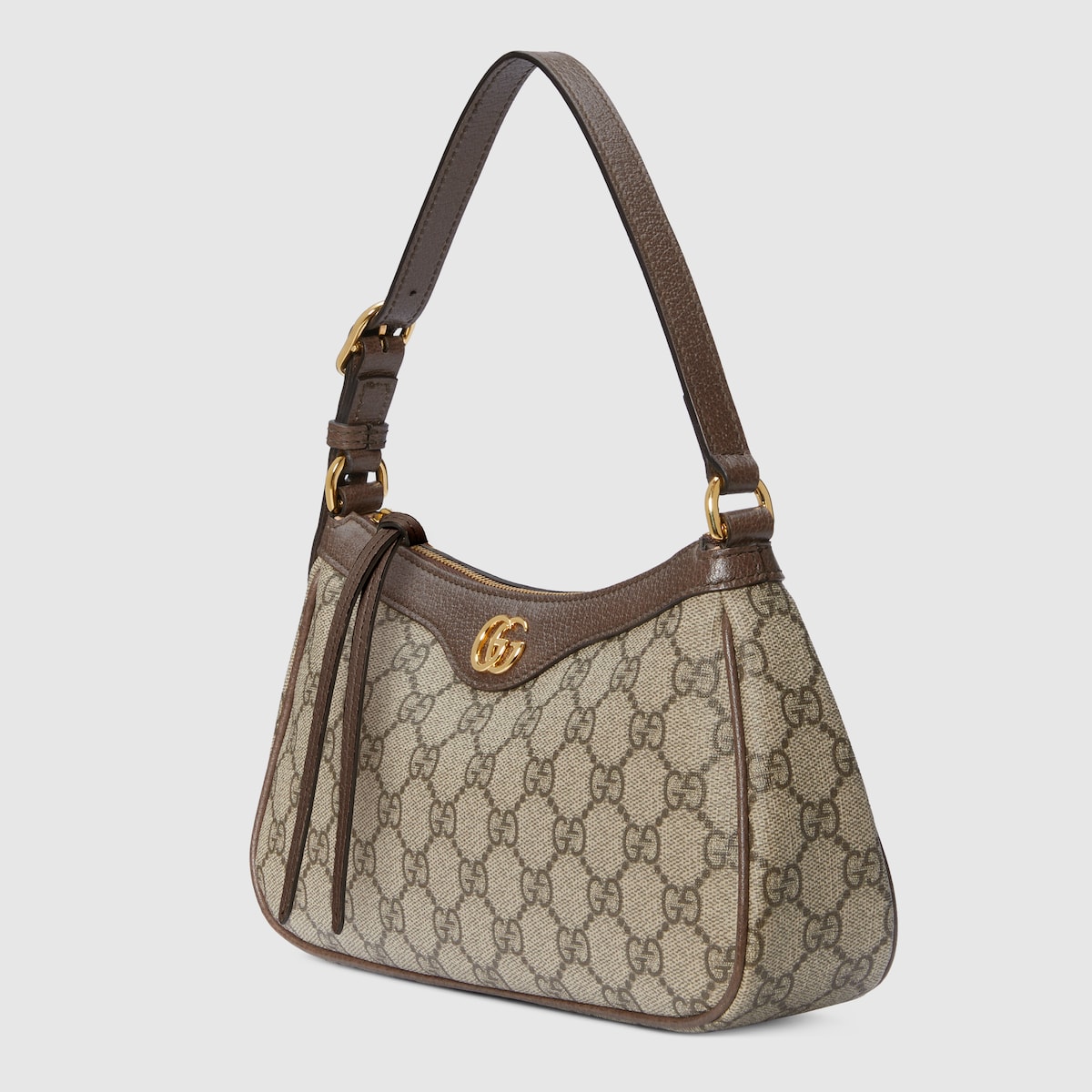 Sac a epaule Ophidia petite taille en toile Supreme beige et ebene GUCCI CH