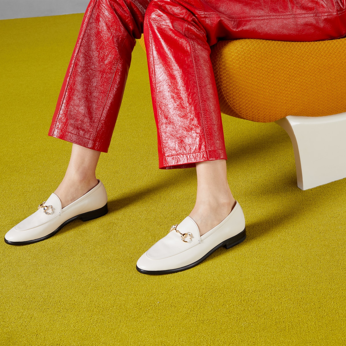 Gucci jordaan womens loafer 2025