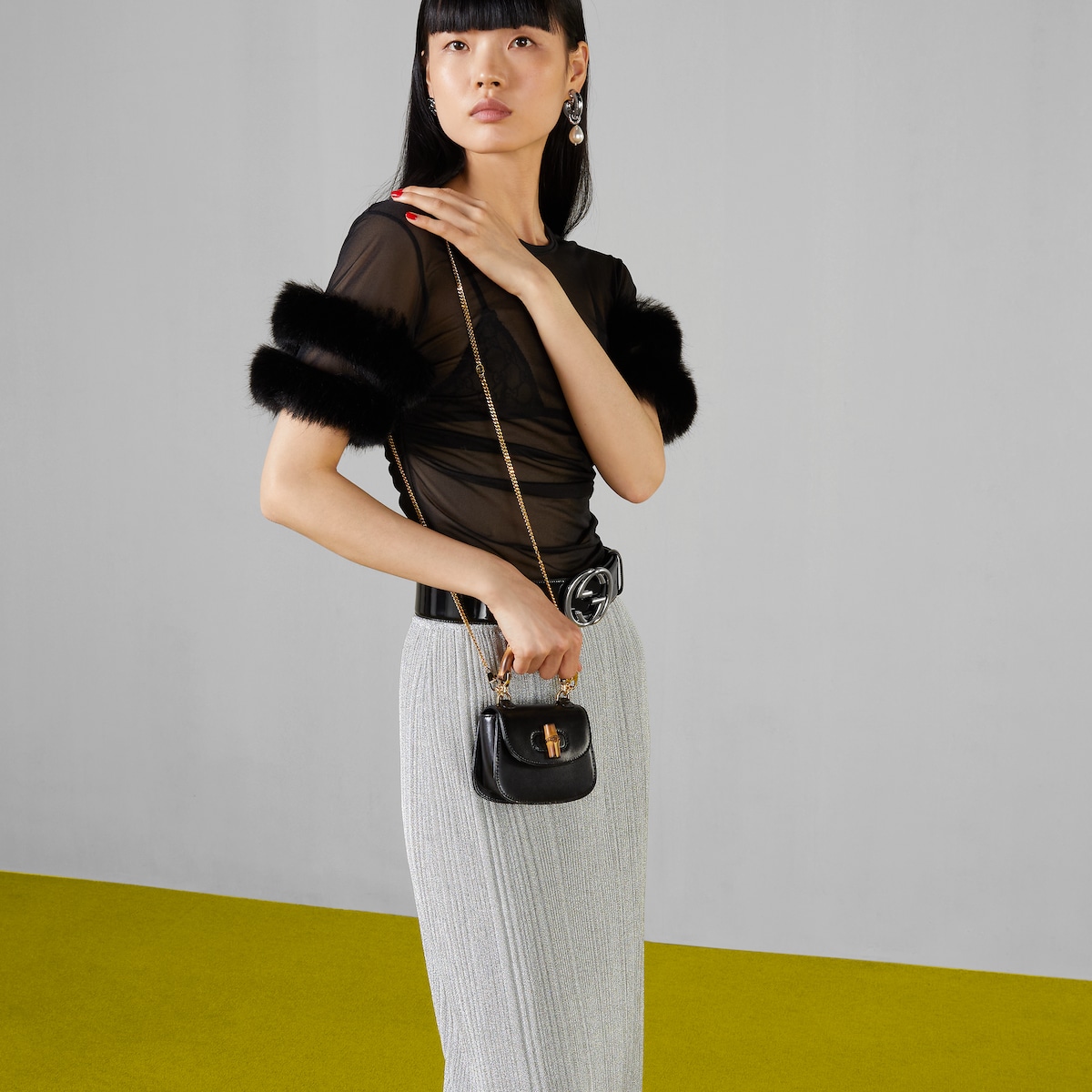 GUCCI グッチ バンブー1947 ミニベルト バッグ mini bag (GUCCI