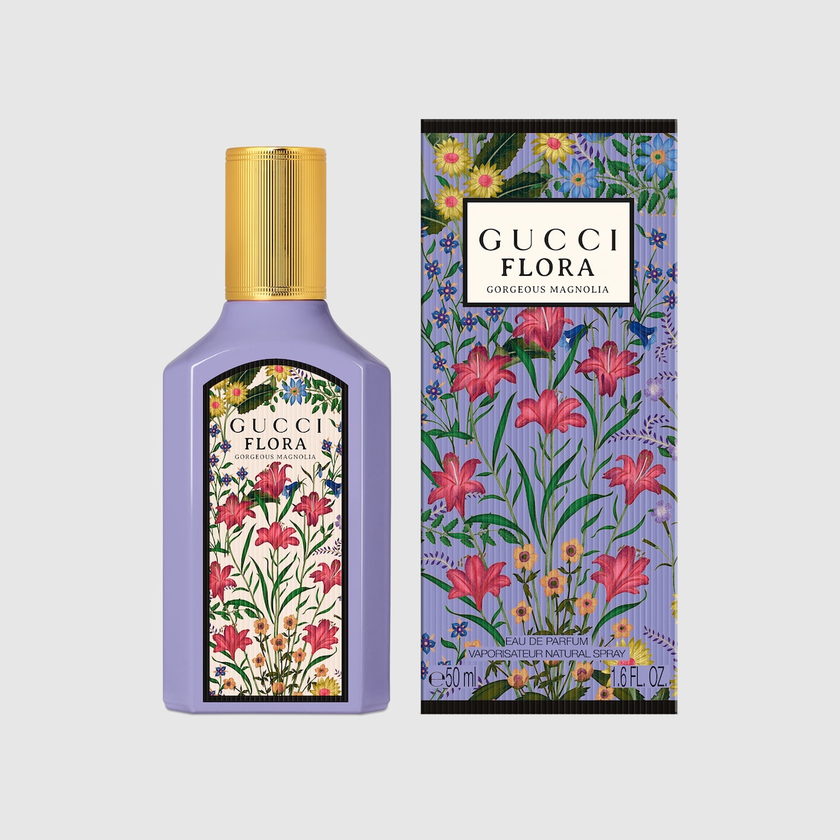 香水Gucci Flora Gorgeous Magnolia，50毫升，香水| GUCCI® 香港