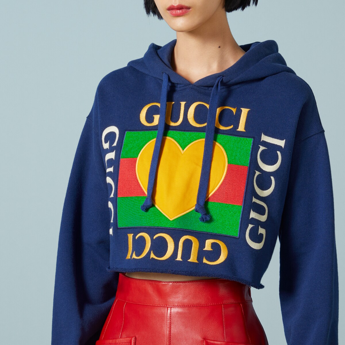 Gucci Cotton jersey hooded sweatshirt Mall of America