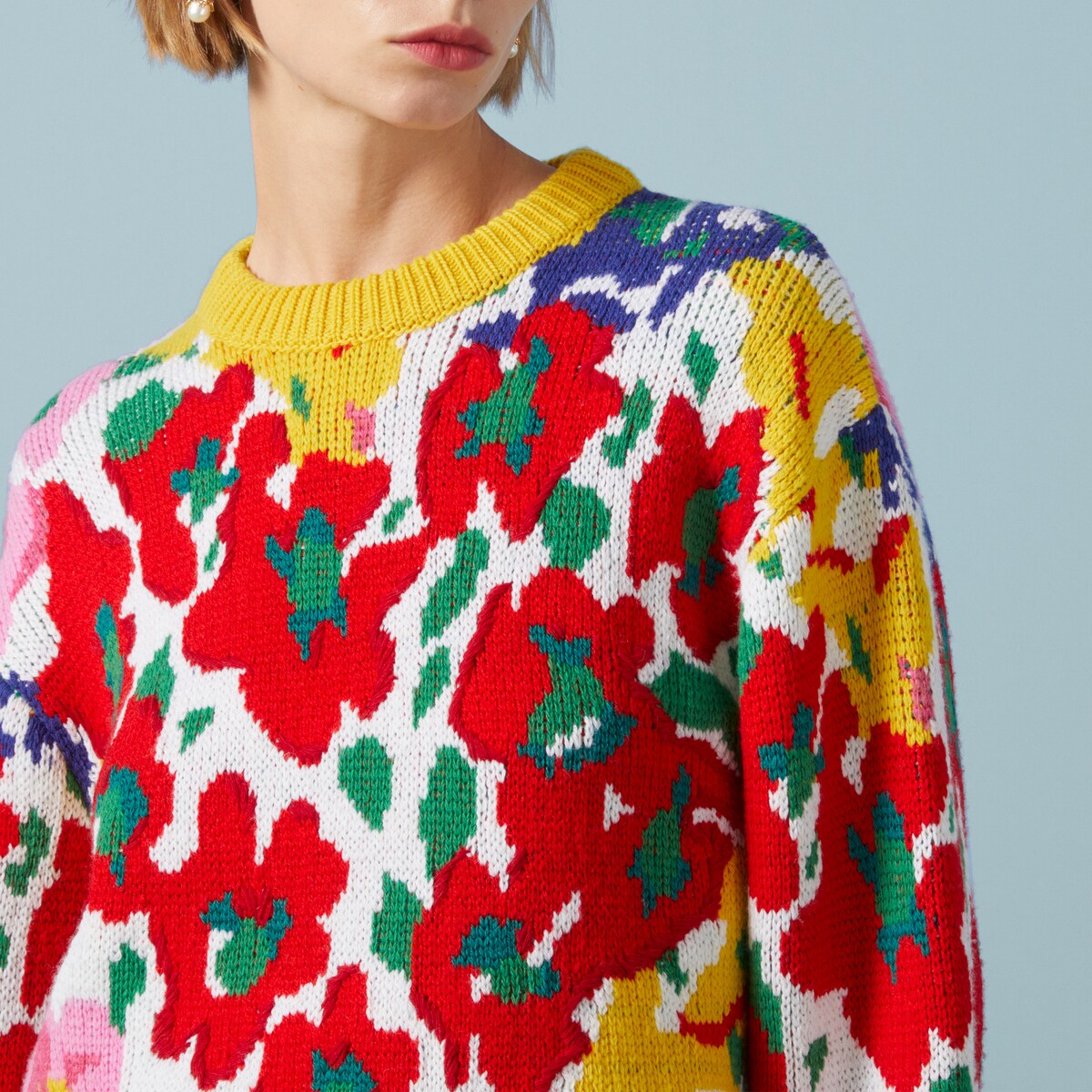 Gucci discount floral sweater
