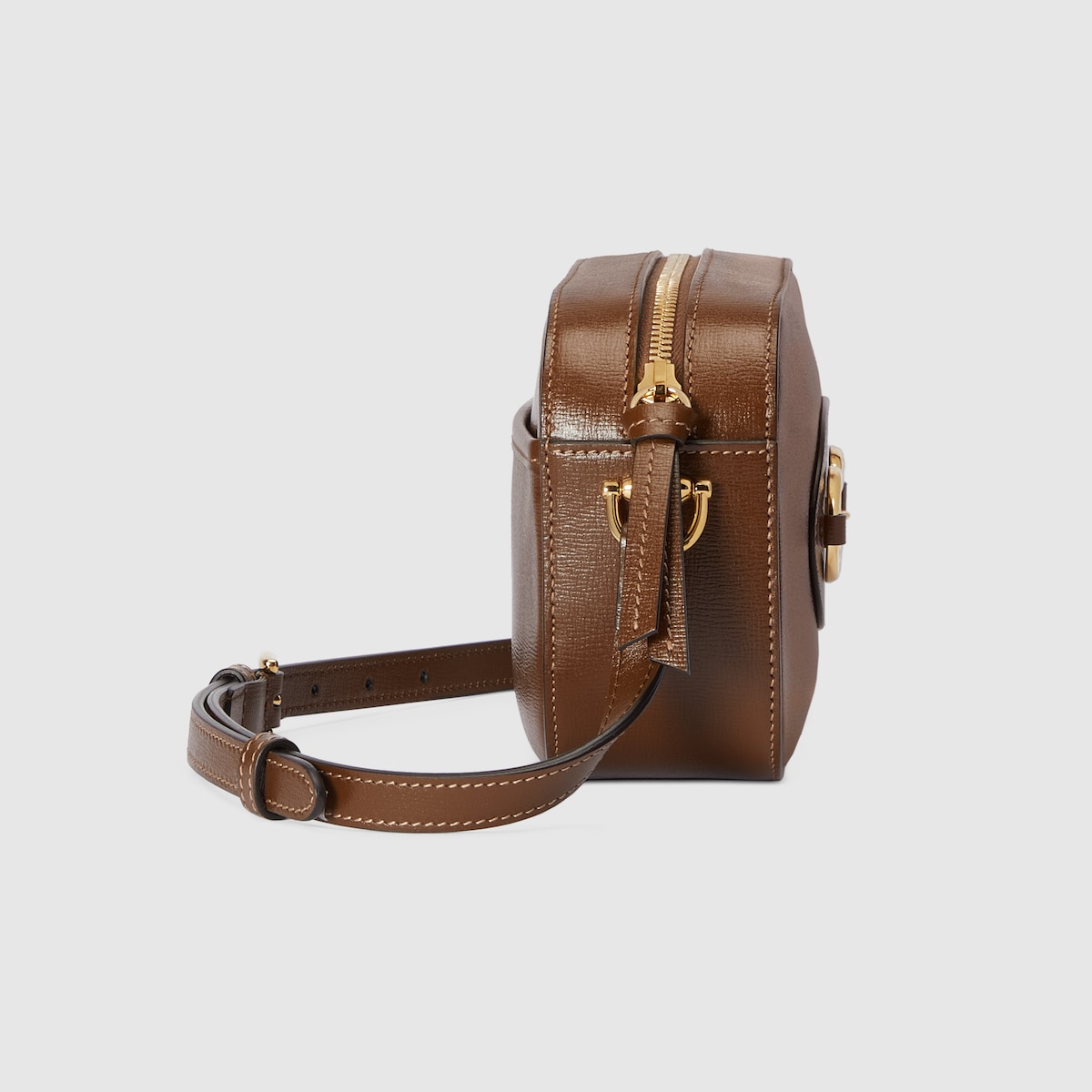 Gucci Horsebit 1955 mini shoulder bag in brown leather GUCCI Canada