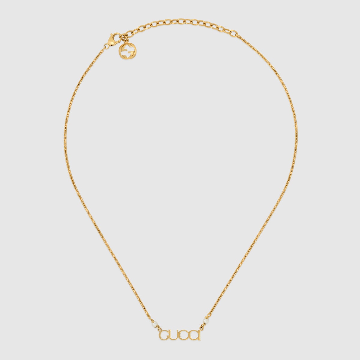 Gucci deals initial necklace