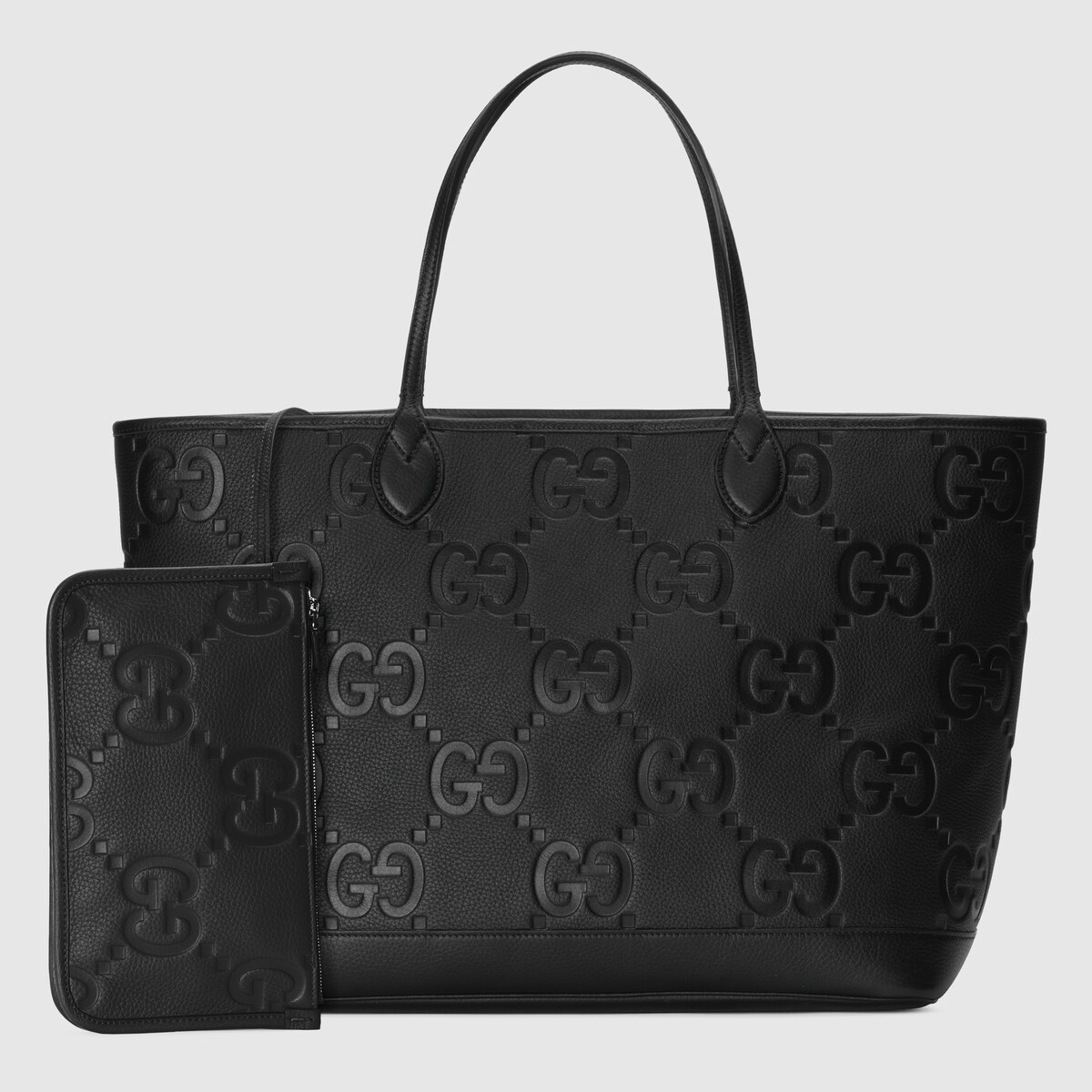 Borsa shopping Ophidia misura grande in pelle nera GUCCI Italia