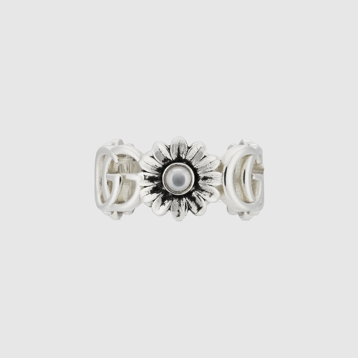Gucci gg marmont sterling silver ring discount