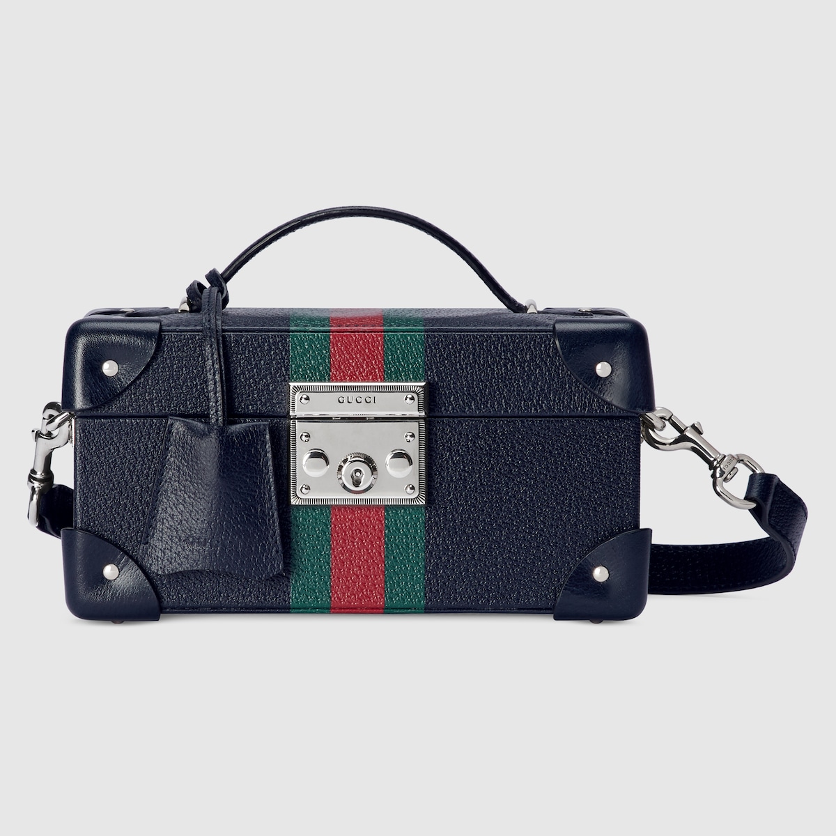 GUCCI アクセサリーケース Small rigid jewelry case in black Supreme | GUCCI® US