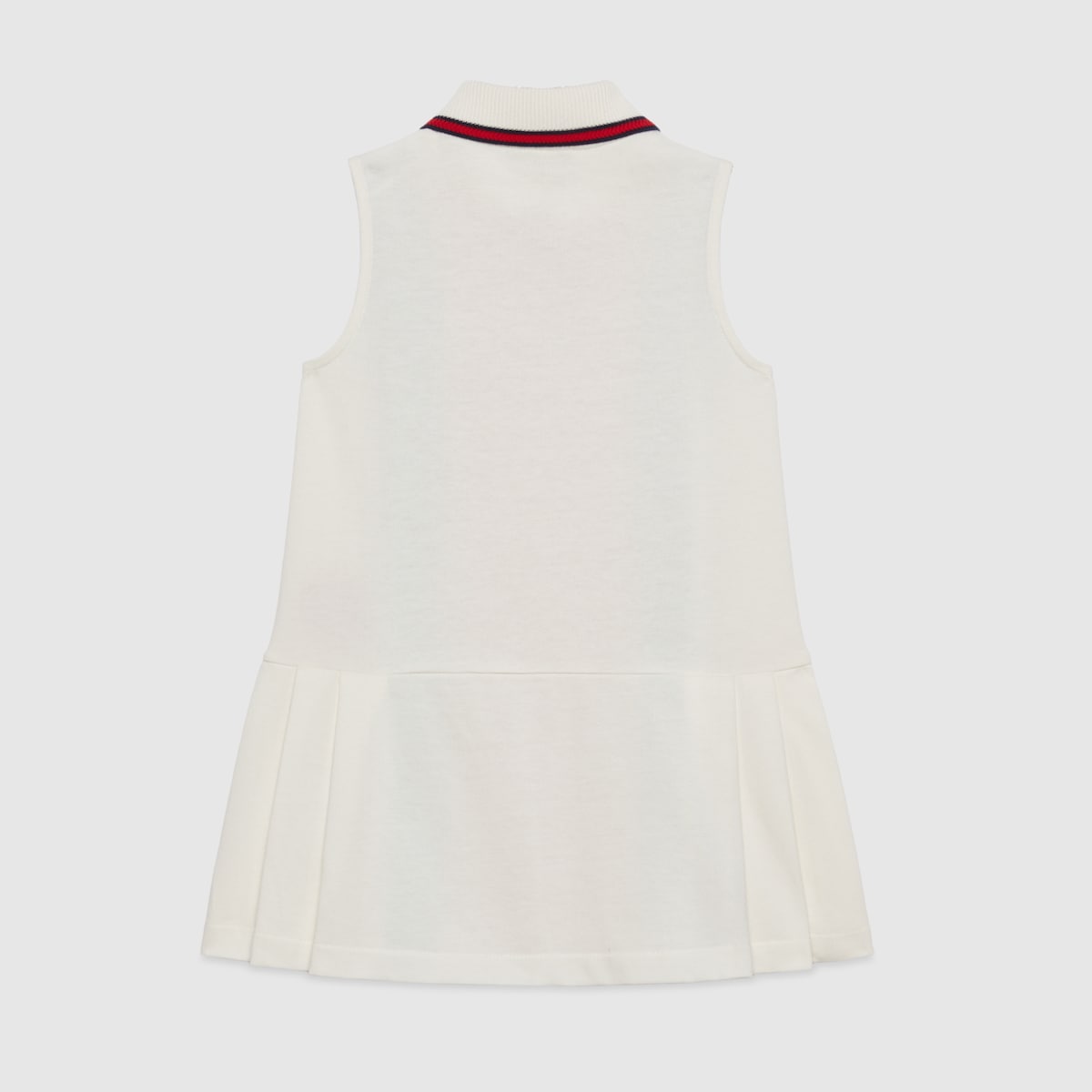Children's Web cotton dress in white | GUCCI® US