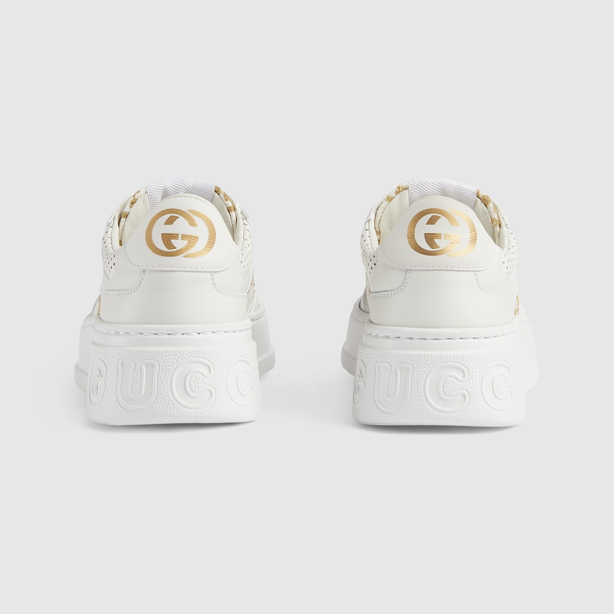 Women's GG trainer in white leather | GUCCI® GR