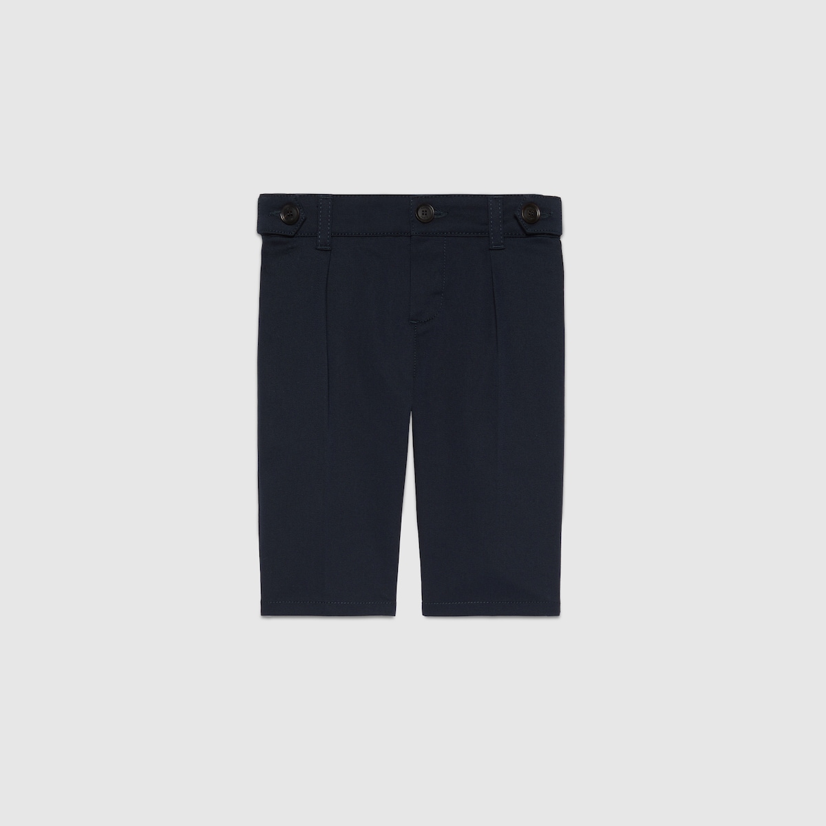 Baby stretch cotton pants with Web in dark blue | GUCCI® US
