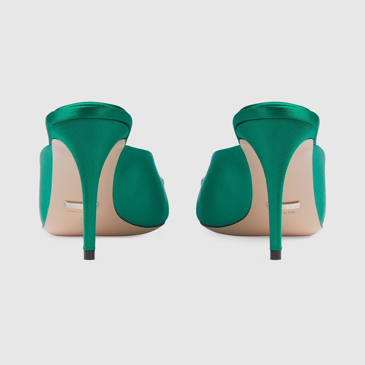 Satin gucci slides women outlet