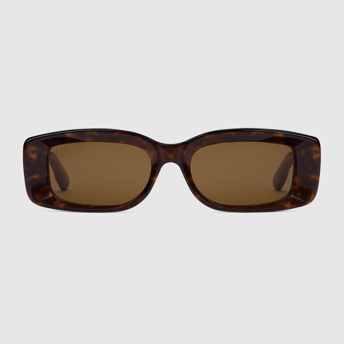 Gucci Eyewear tortoiseshell rectangle frame sunglasses women Acetate One Size Brown