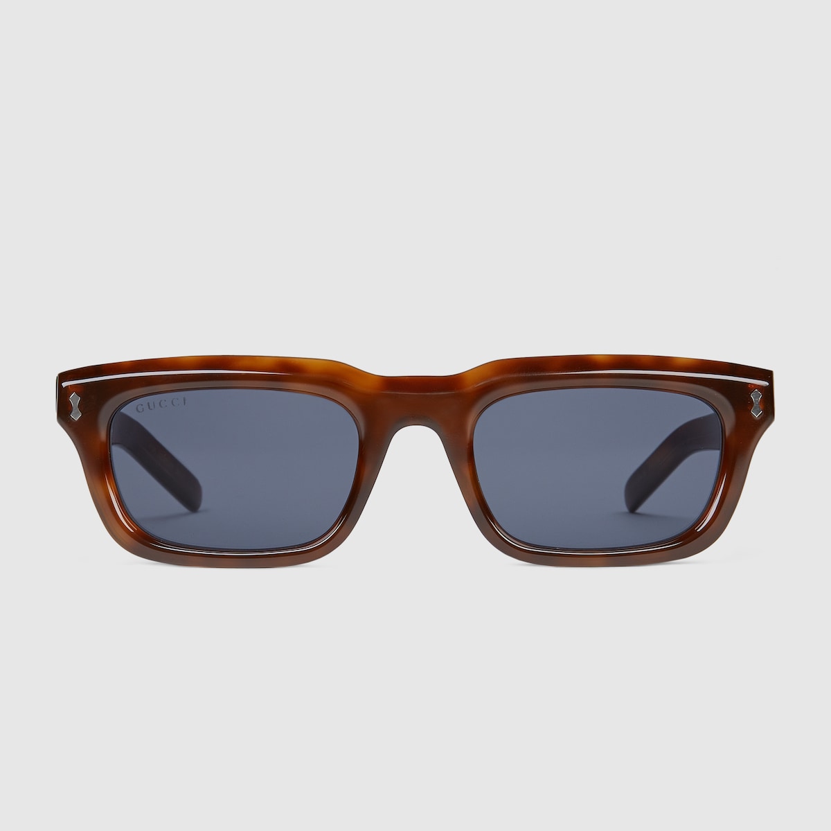 小物 GUCCI sunglasses rectangle logo brown Rectangular frame sunglasses in tortoiseshell | GUCCI® US
