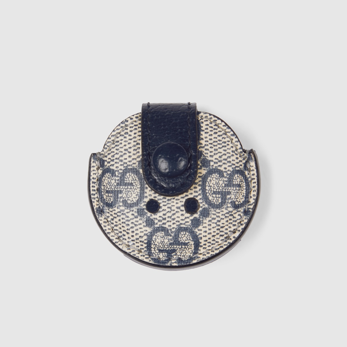 GG holder for AirTag in beige and blue Supreme | GUCCI® US