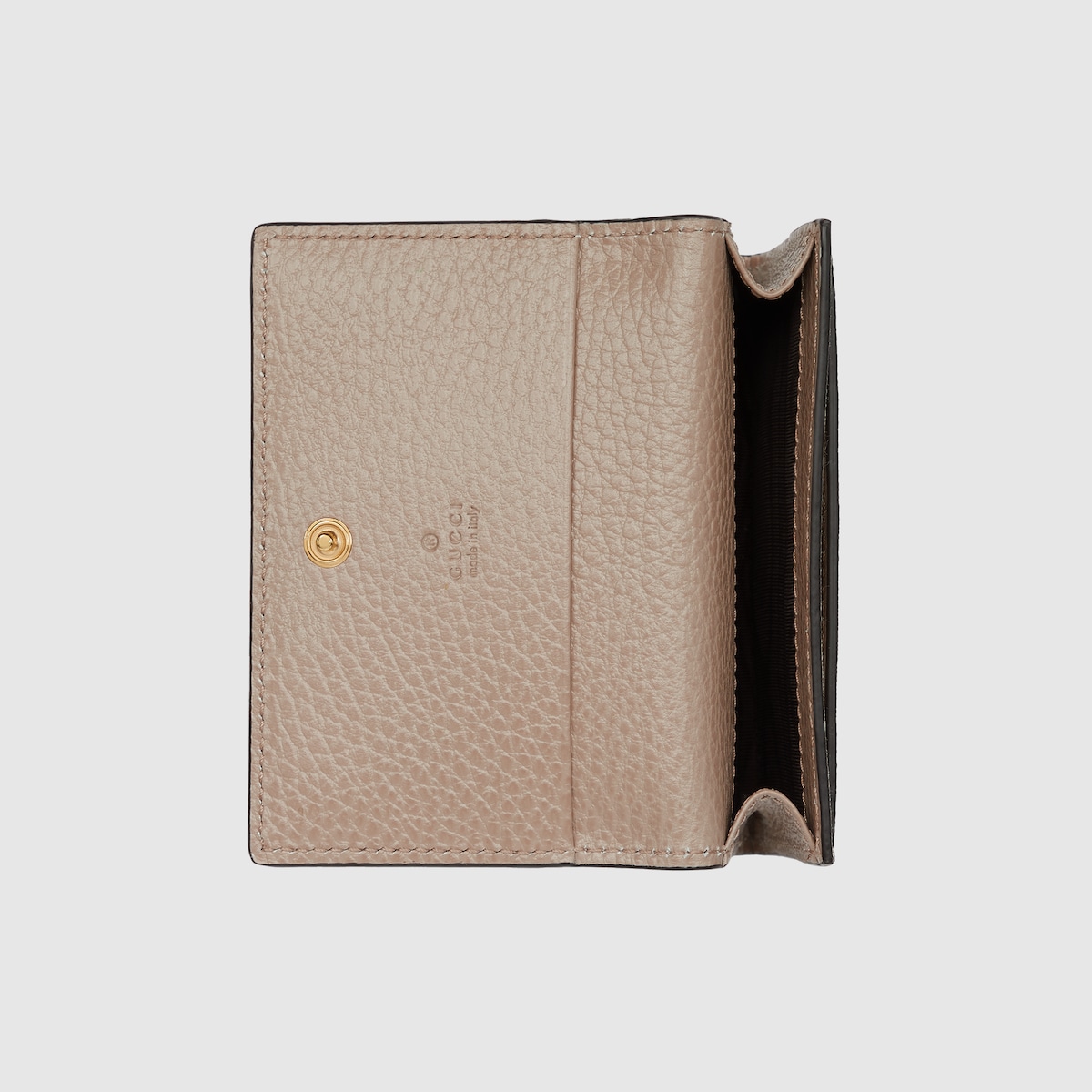 【新品未使用】GUCCI ダブルG バイカラー カードホルダー　ライラック 箱有 オンライン限定 ダブルG カードケース （コイン＆紙幣入れ付き