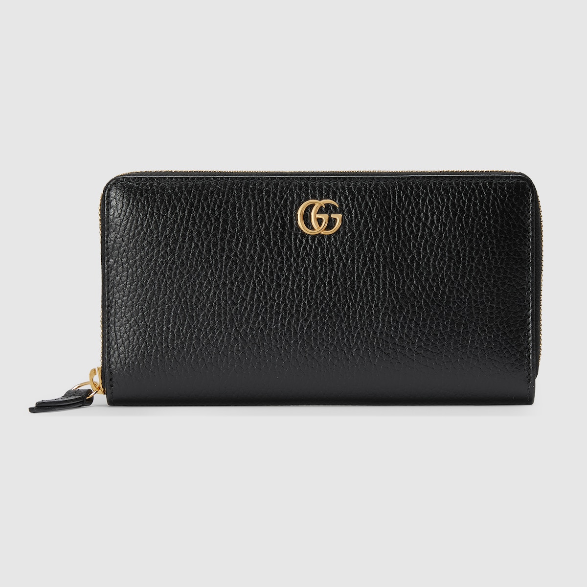 日本限定 ダブルG ジップアラウンドウォレットブラック レザー | GUCCI® JP