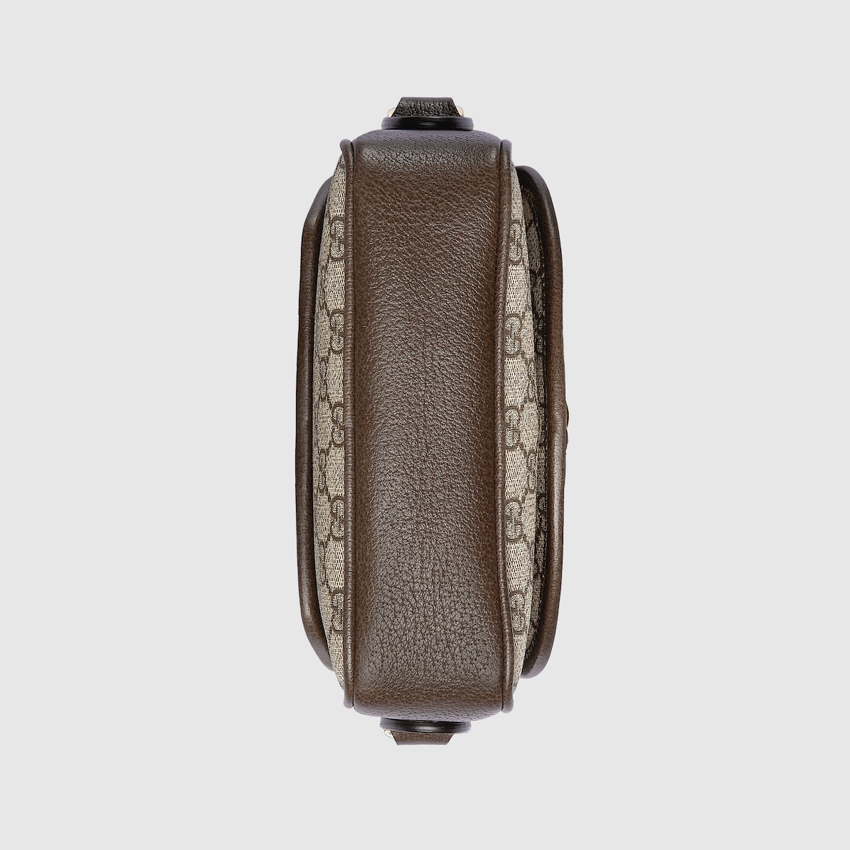 Ophidia GG Mini-Schultertasche in beige- und ebenholzfarbener GG 