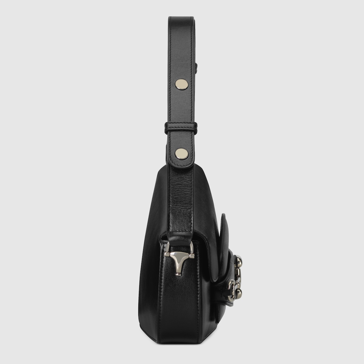 Gucci black saddle bag hotsell