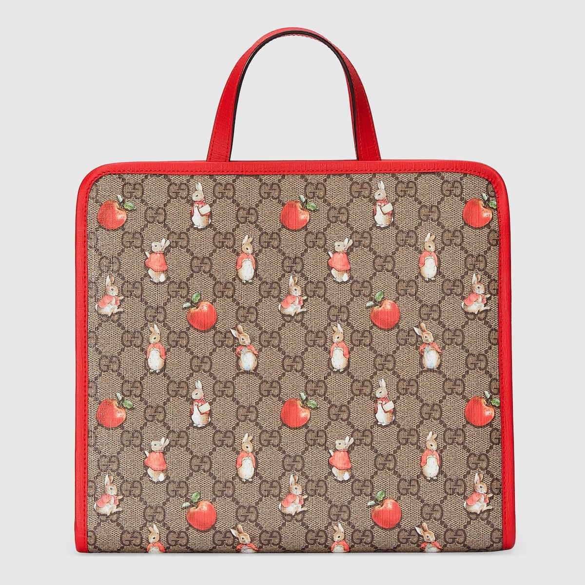 Peter Rabbit™ x Gucci tote bag in beige and ebony Supreme