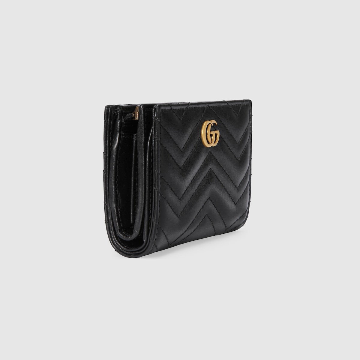 GG Marmont wallet in black | GUCCI® US