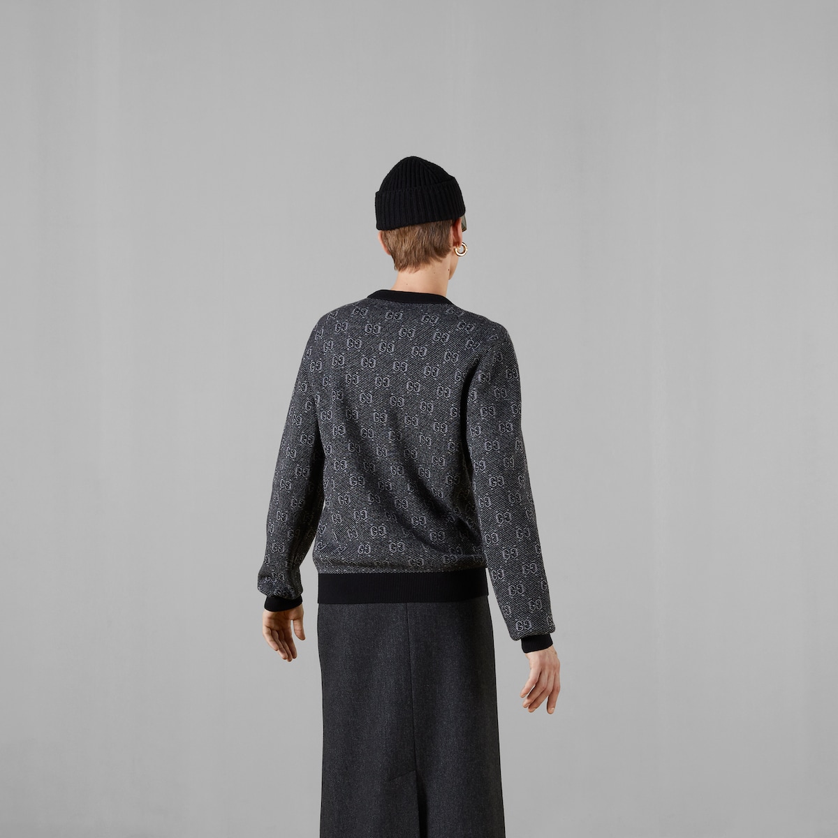 GG wool jacquard sweater