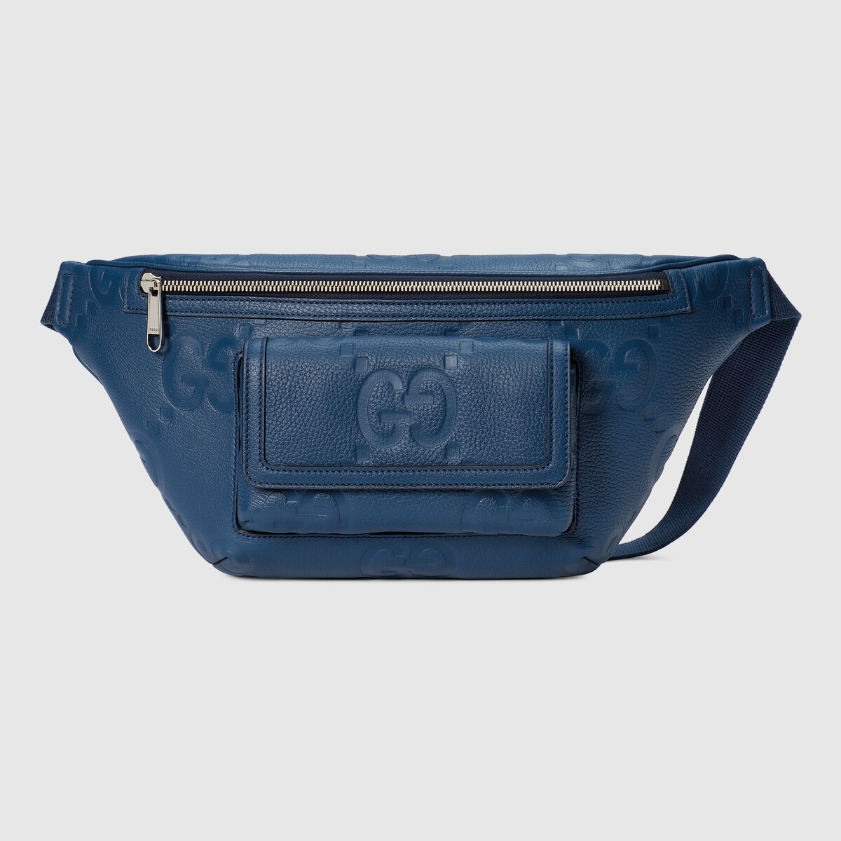 Jumbo GG belt bag in blue leather GUCCI GR