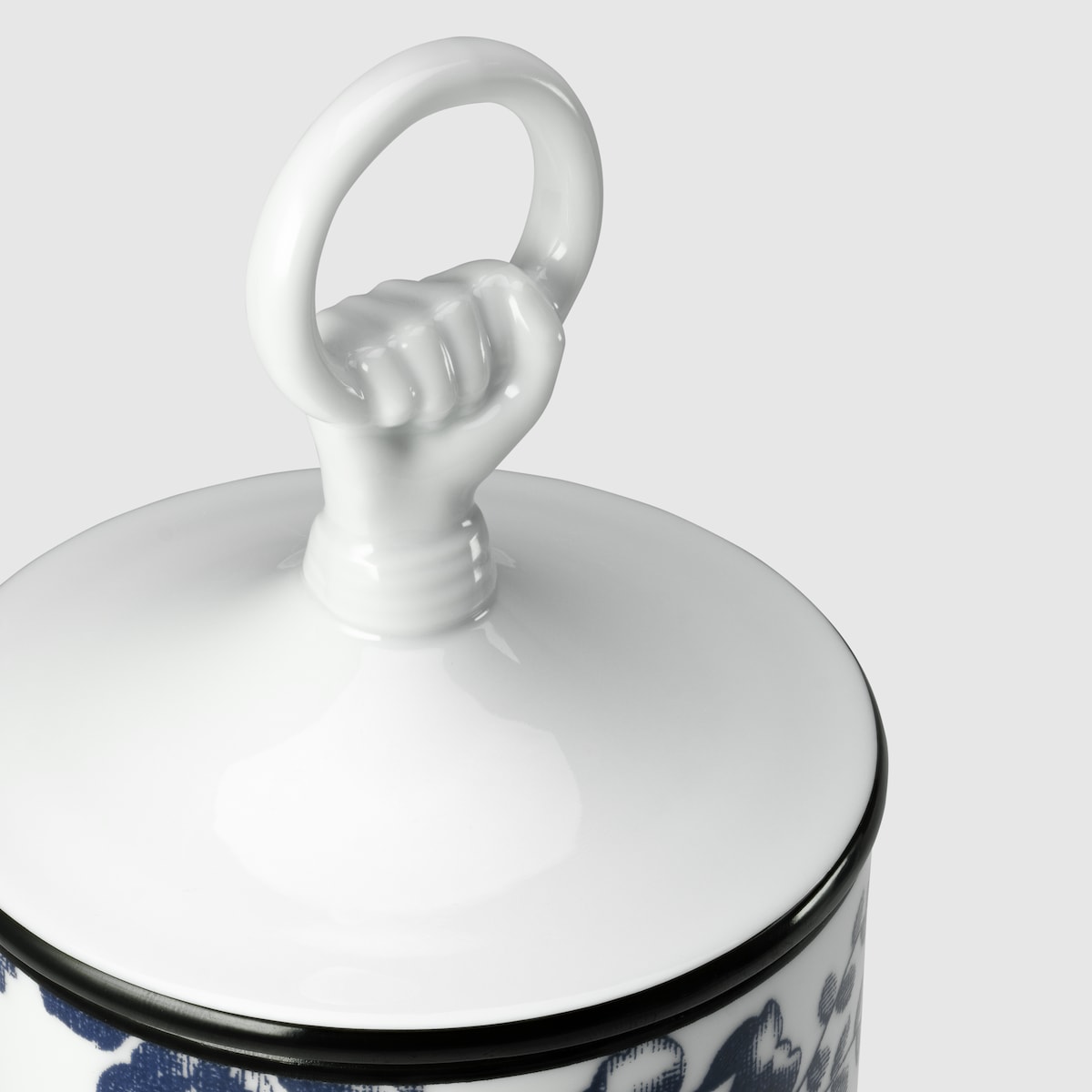 ハーバリウム プリント キャンドル（フリージア） ・ブルー＆ホワイト