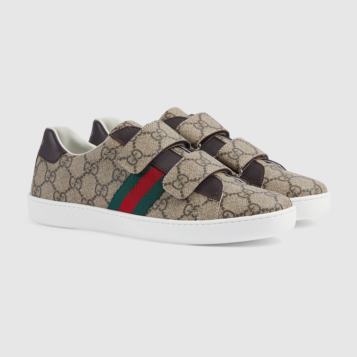 Teen Ace sneaker in beige and brown GG Supreme - thumbnail 10