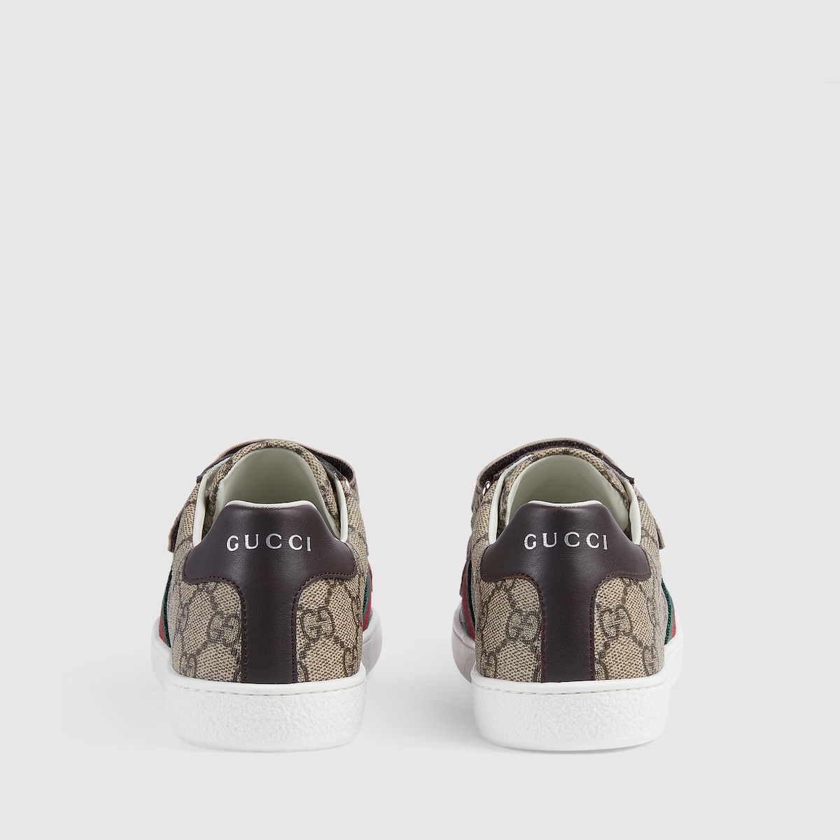 Teen Ace sneaker in beige and brown GG Supreme - thumbnail 6