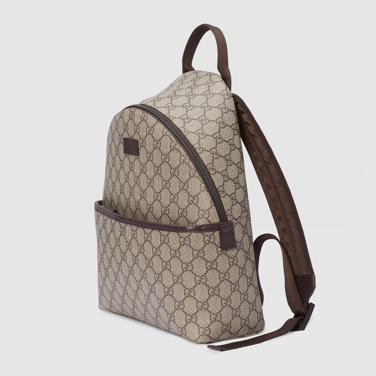 Kinderrucksack in beige und ebenholzfarbener Supreme GUCCI DE