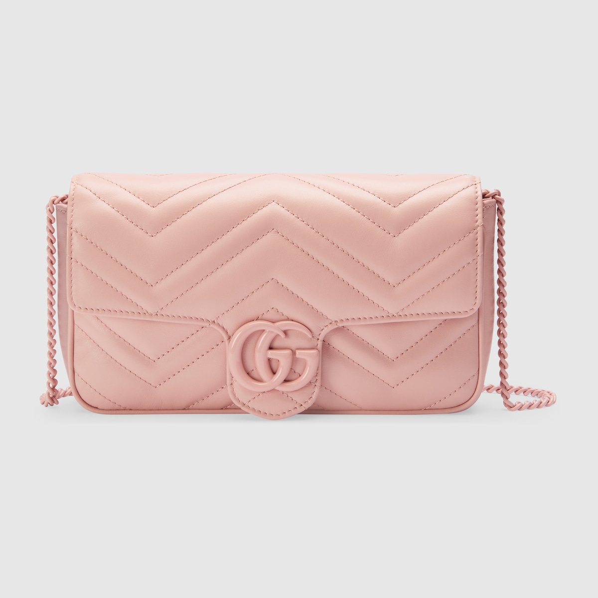 GG Marmont super mini bag in light pink leather GUCCI GR