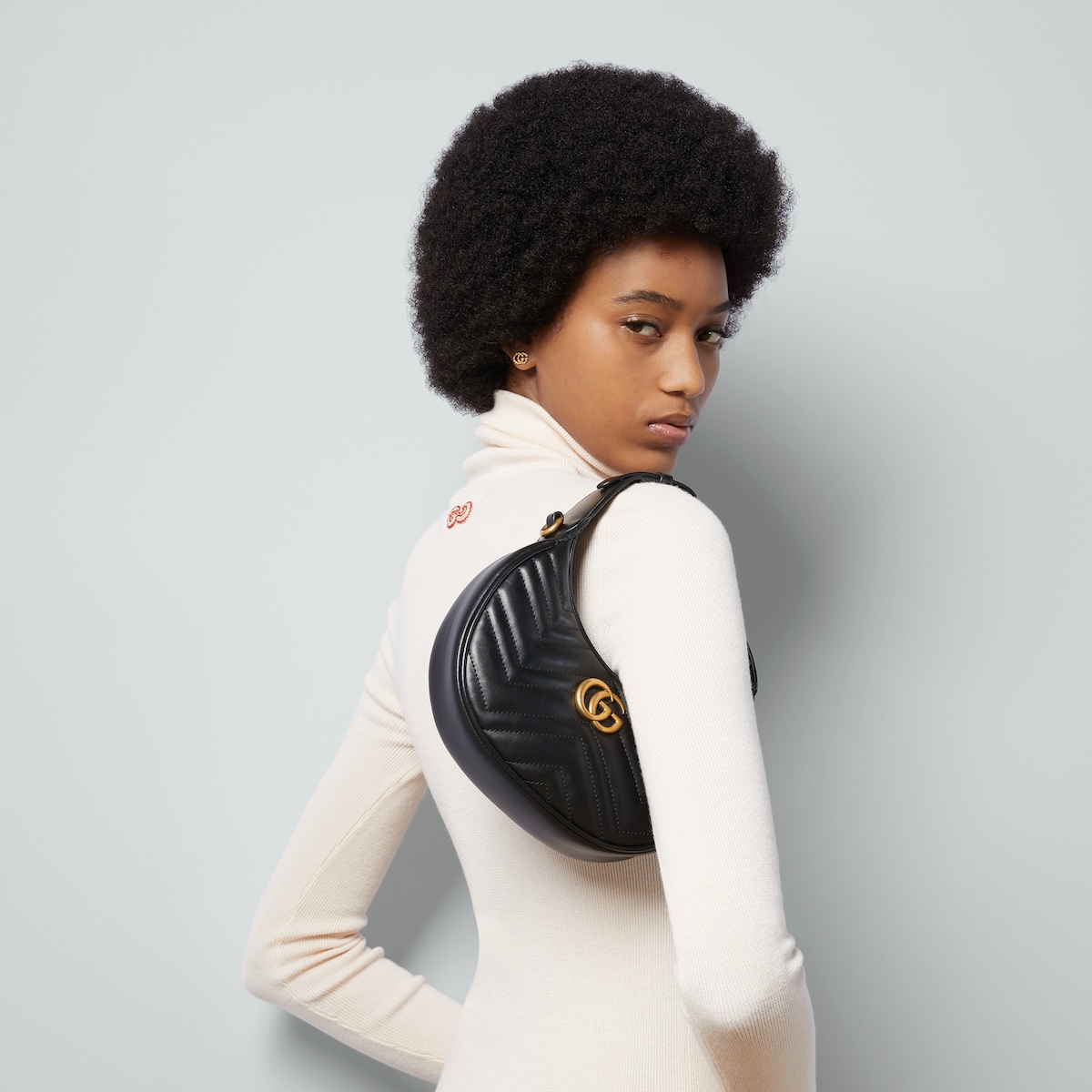 699514 DTDHT 1000 003 100 0000 Light Mini borsa a spalla GG Marmont