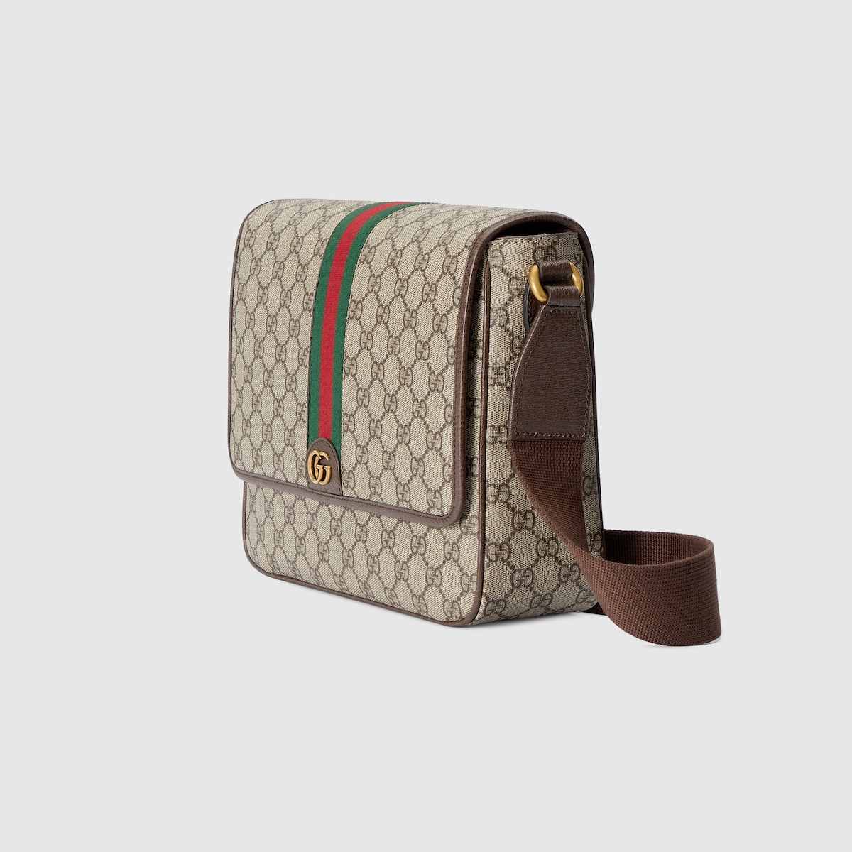 GUCCI Ophidia Medium Messenger Bag Beige GG Canvas