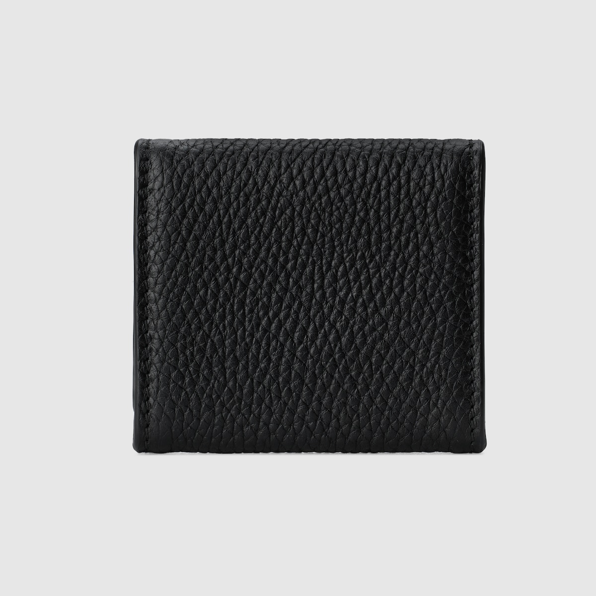 GUCCI グッチ ブラック レザー コインケース 丸型 GUCCI グッチ コインケース 小銭入れ ワンポイントロゴ ブラック