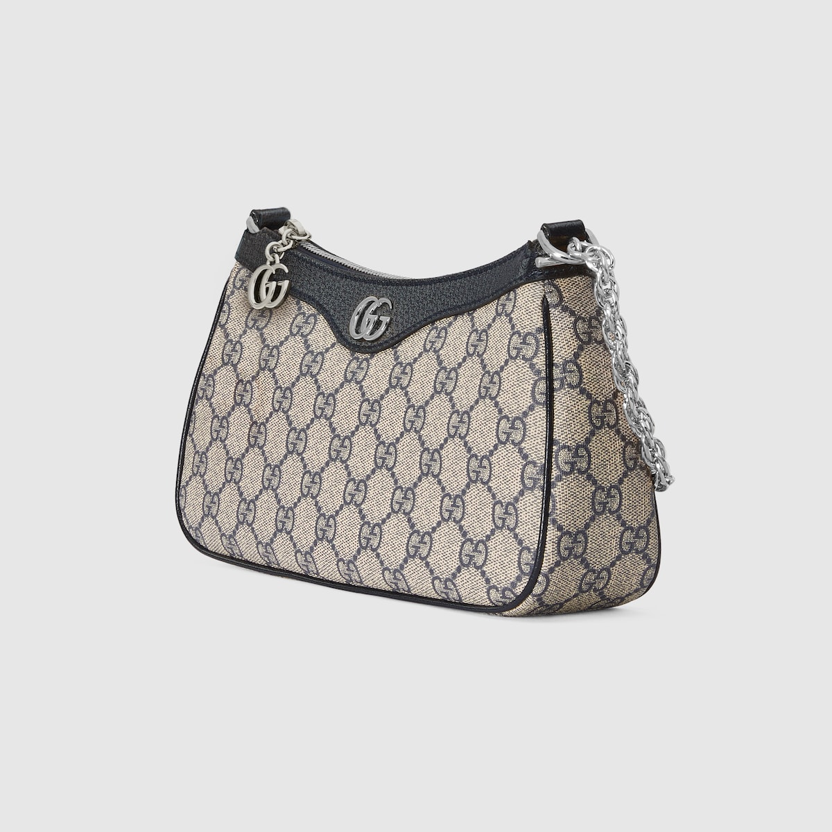 ショルダーバッグ・ポシェット GUCCI SMALL OPHIDIA BAG IN GG SUPREME FABRIC Ophidia small shoulder bag in beige and dark brown GG