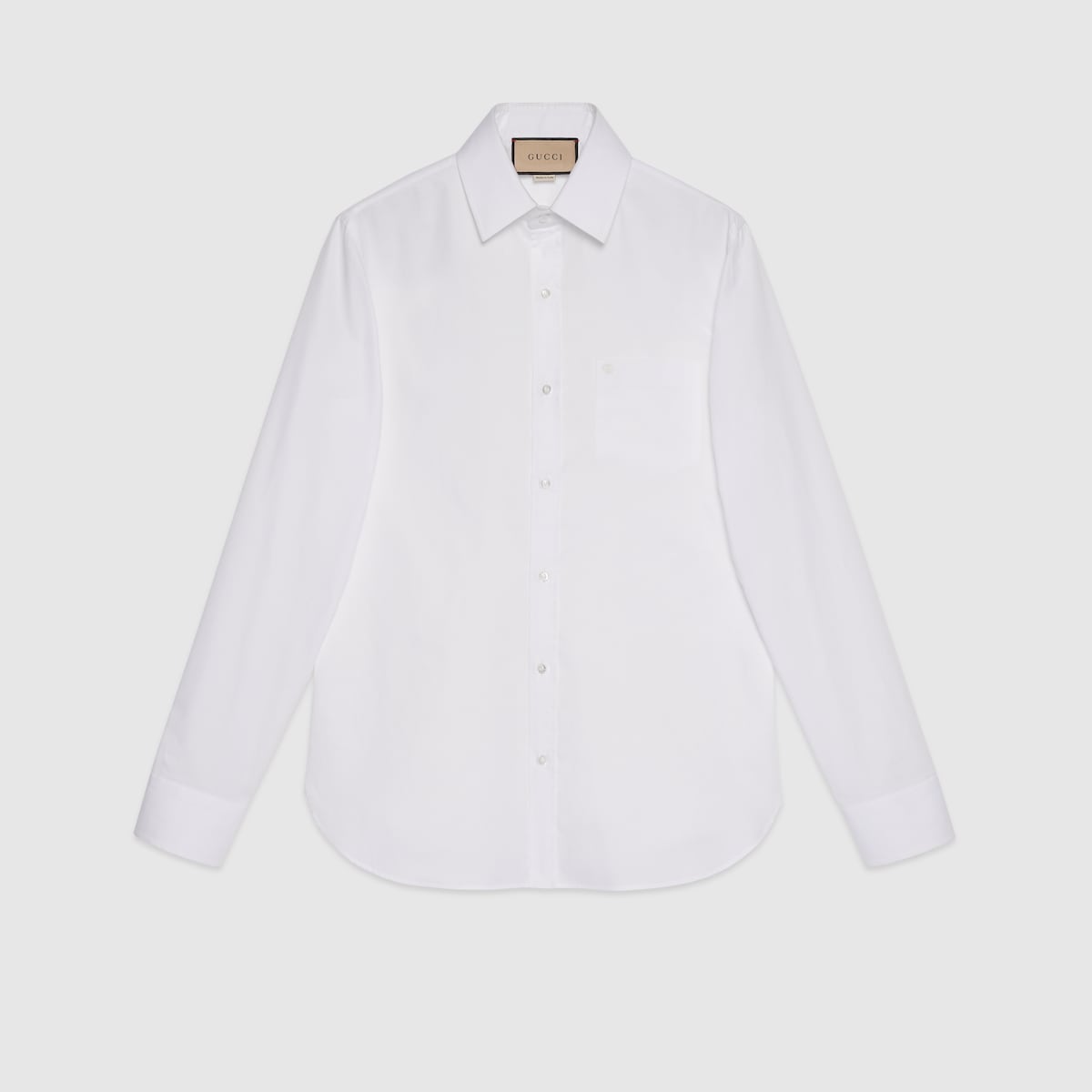 スペシャル特典 G Double with shirt Cotton embroidery US GUCCI® | white in トップス
