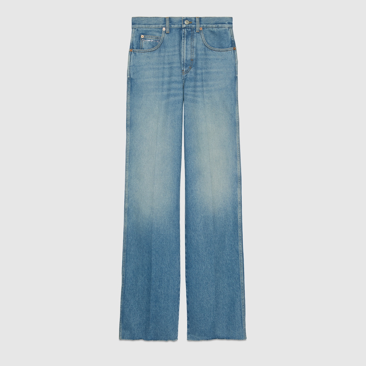 Denim pant in blue | GUCCI® US