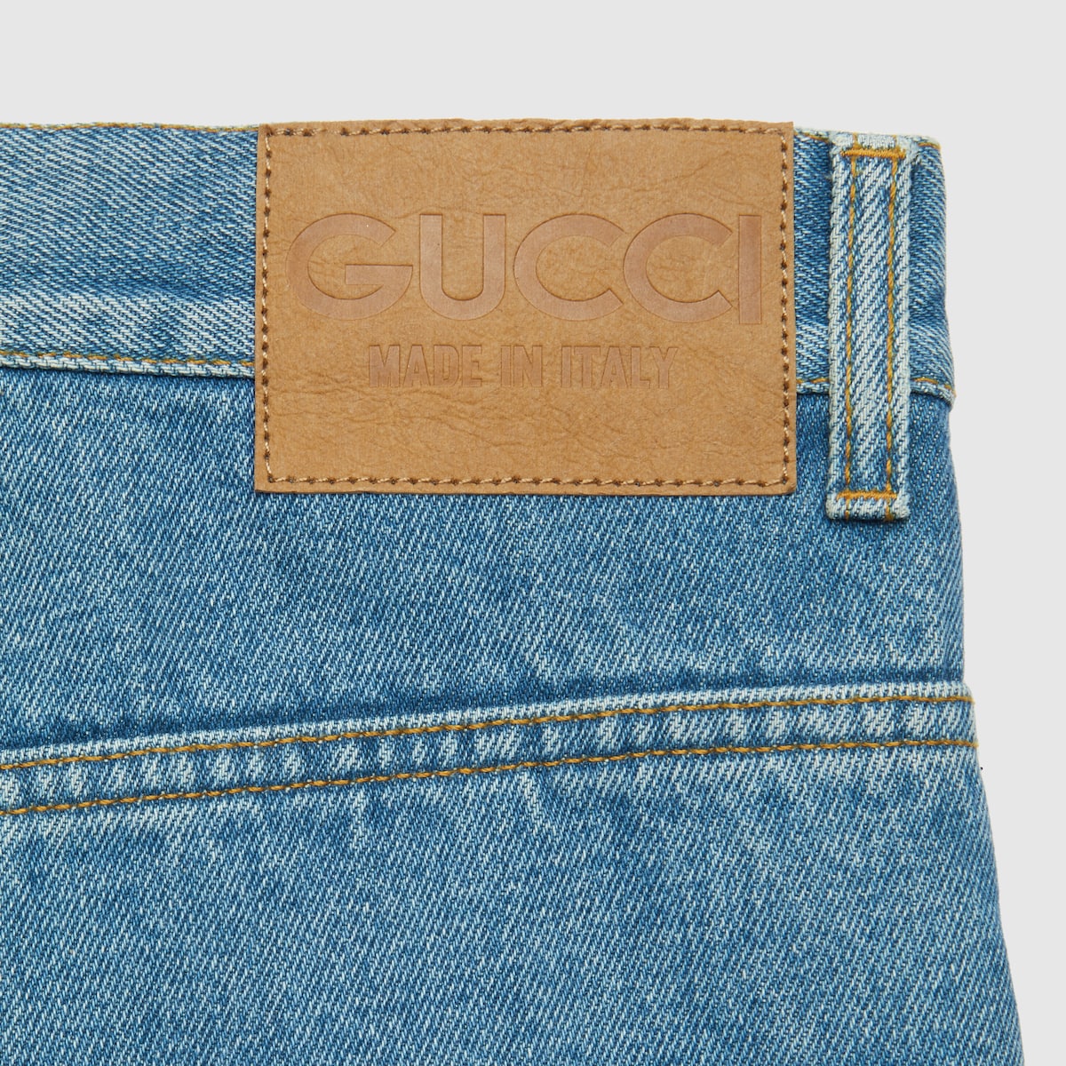 Denim pant in blue | GUCCI® US