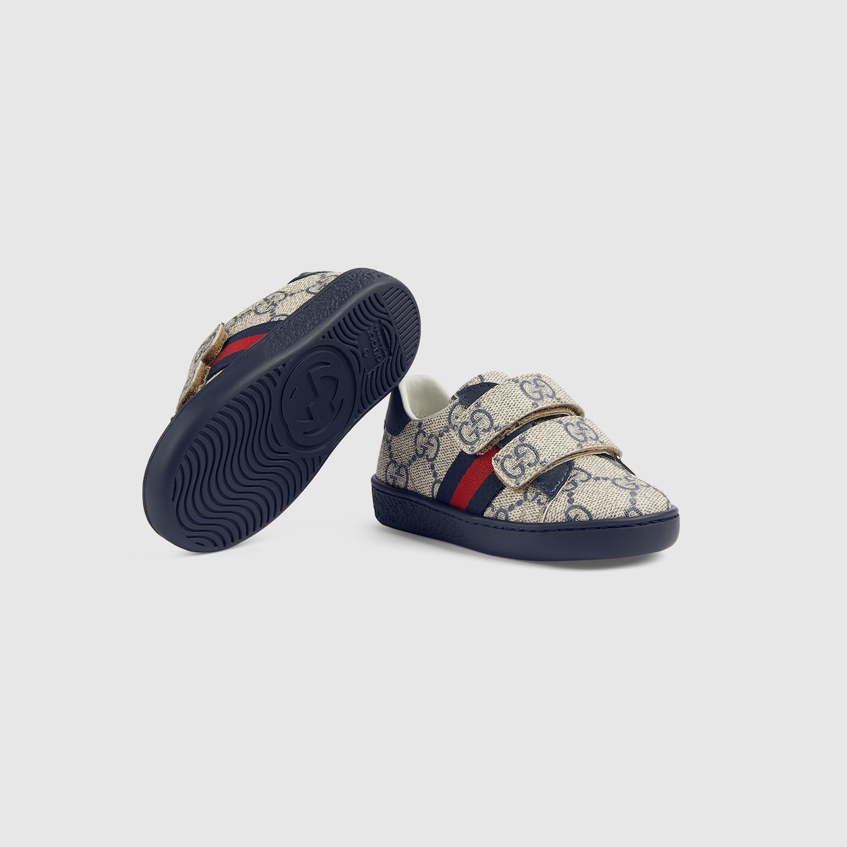 Toddler Gucci Ace sneaker in beige and ebony GG Supreme - thumbnail 6