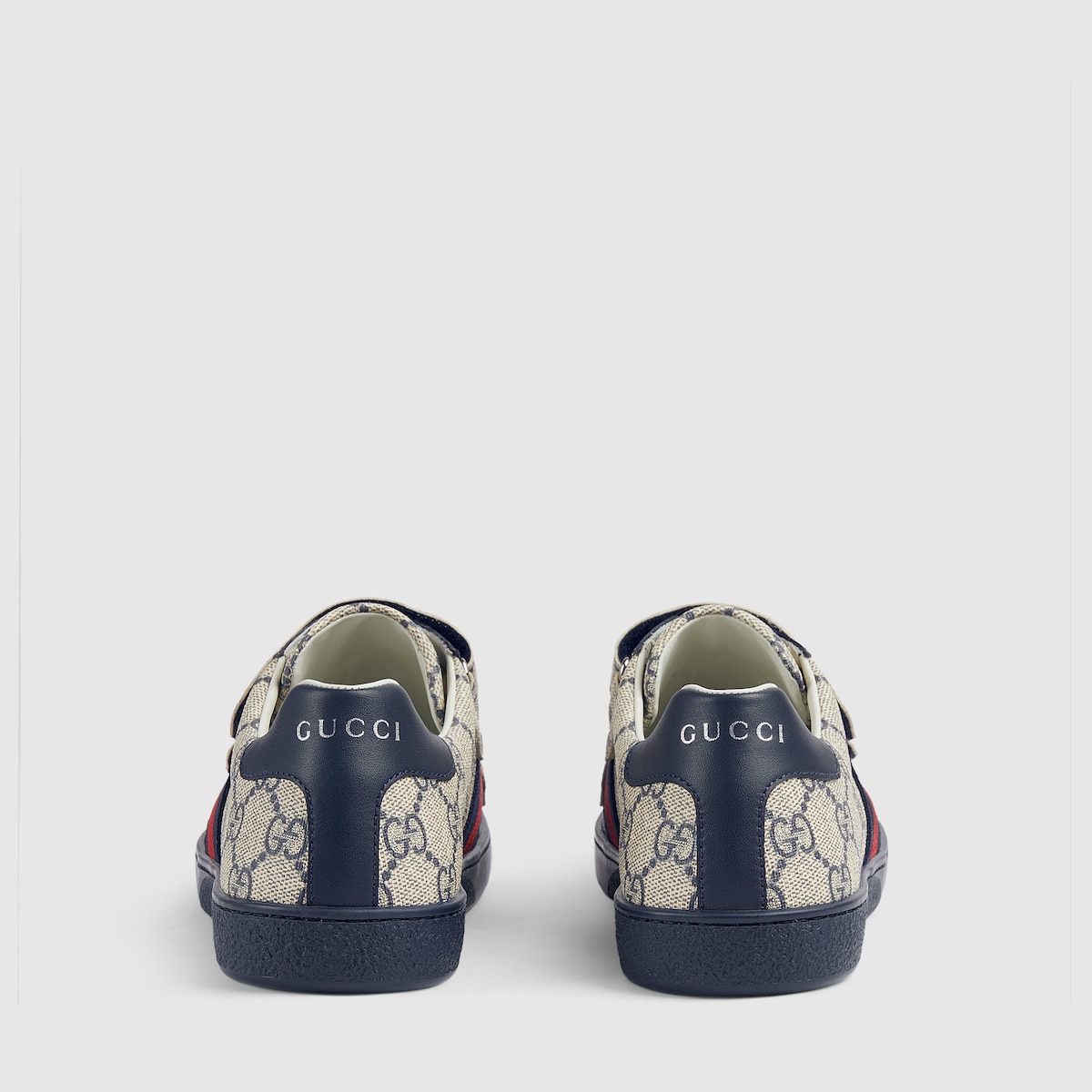 Teen Ace sneaker in blue and grey GG Supreme | GUCCI® US